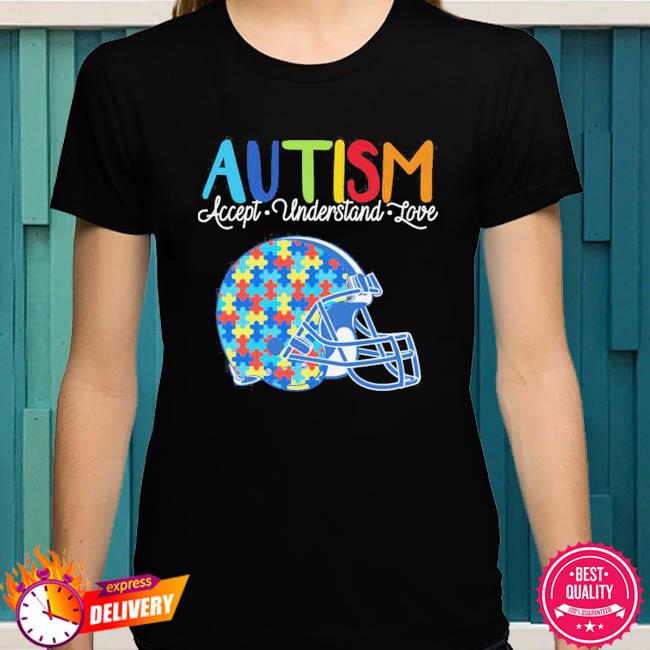 Official Cleveland browns NFL autism awareness accept understand