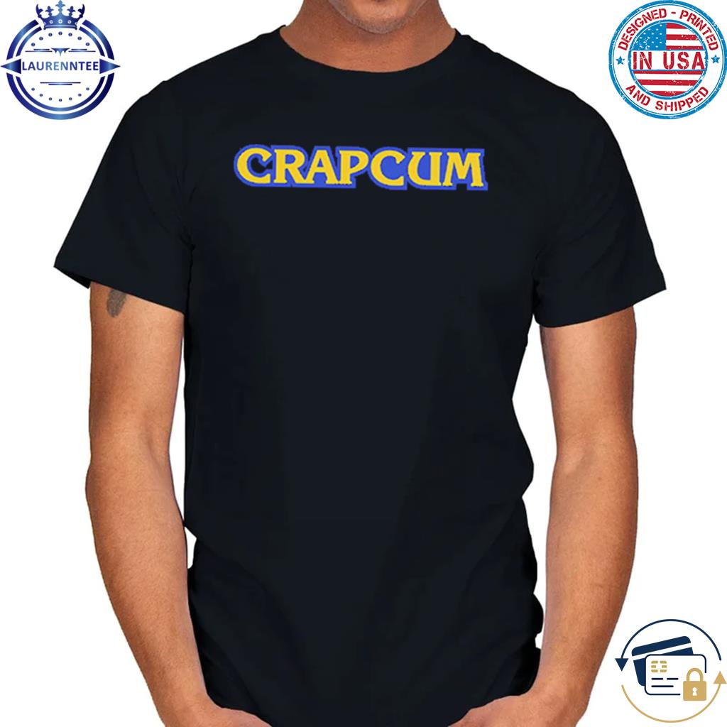 Crapcum Crapcom Logo Parody Meme T-Shirt