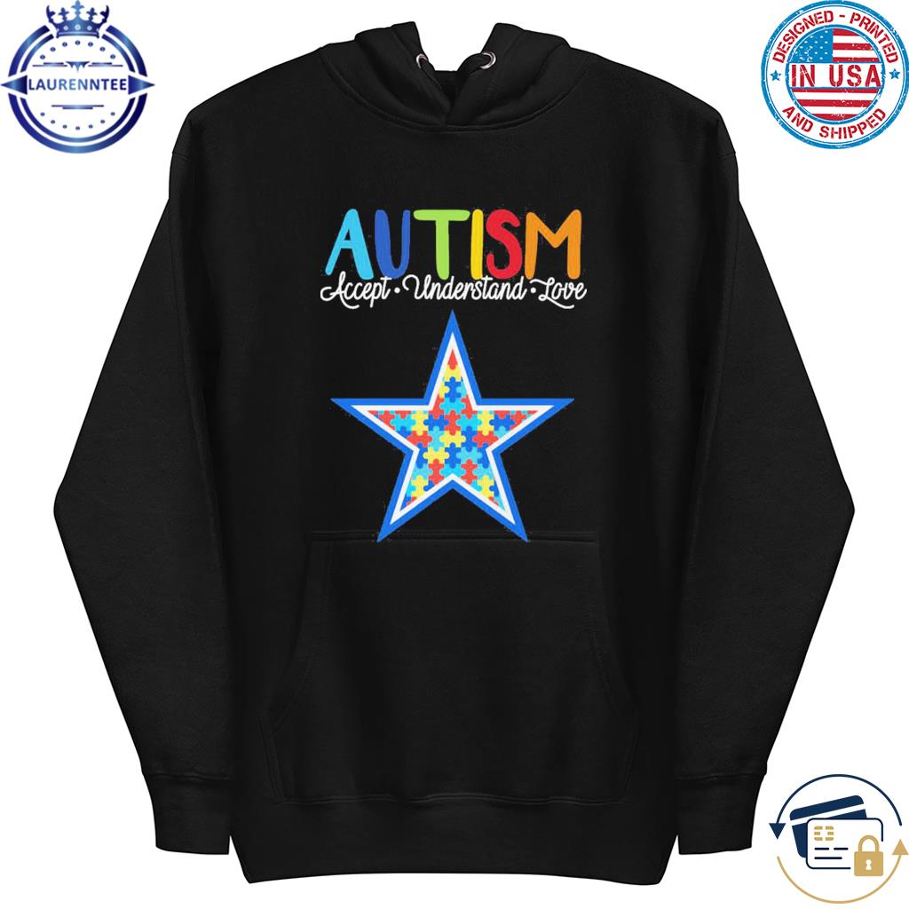 Dallas Cowboys It's Ok To Be Different Autism Infinity T Shirt