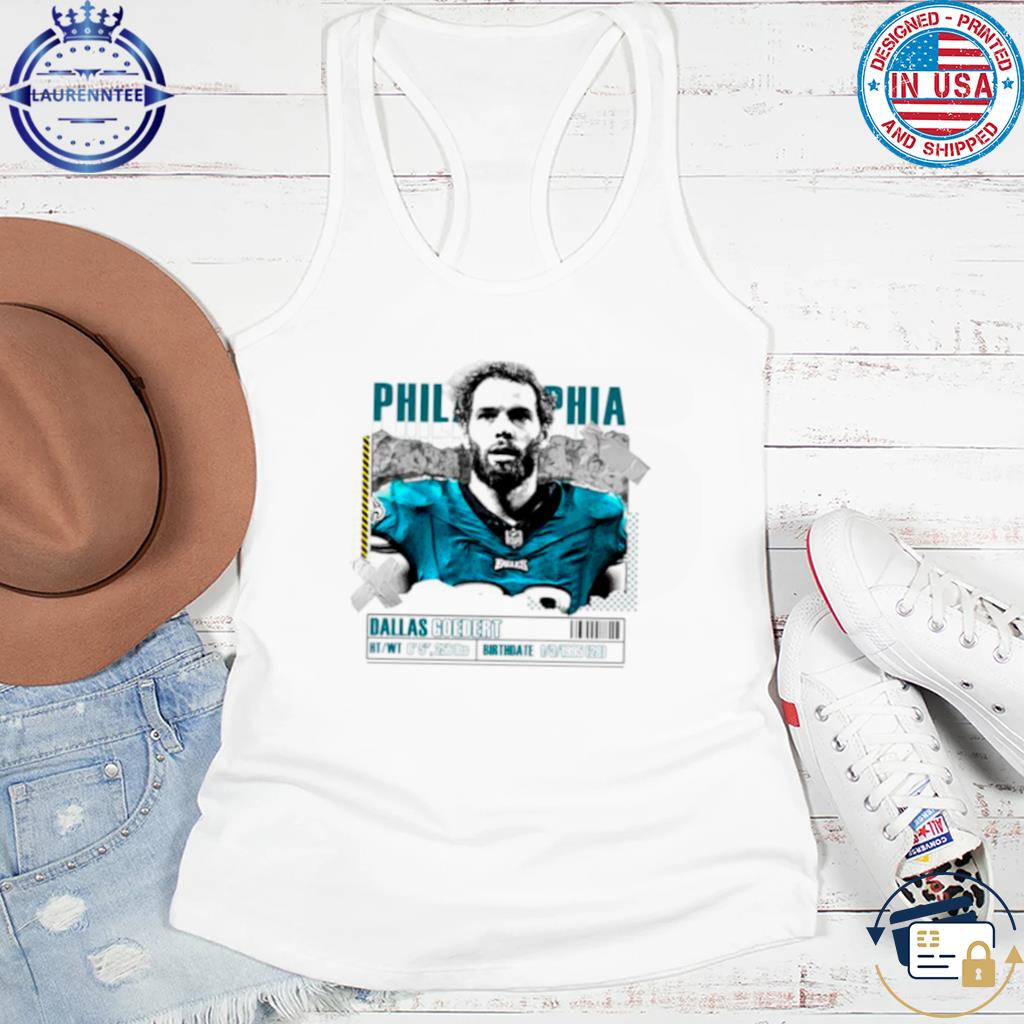 Dallas Goedert Football Paper Poster Eagles Shirt