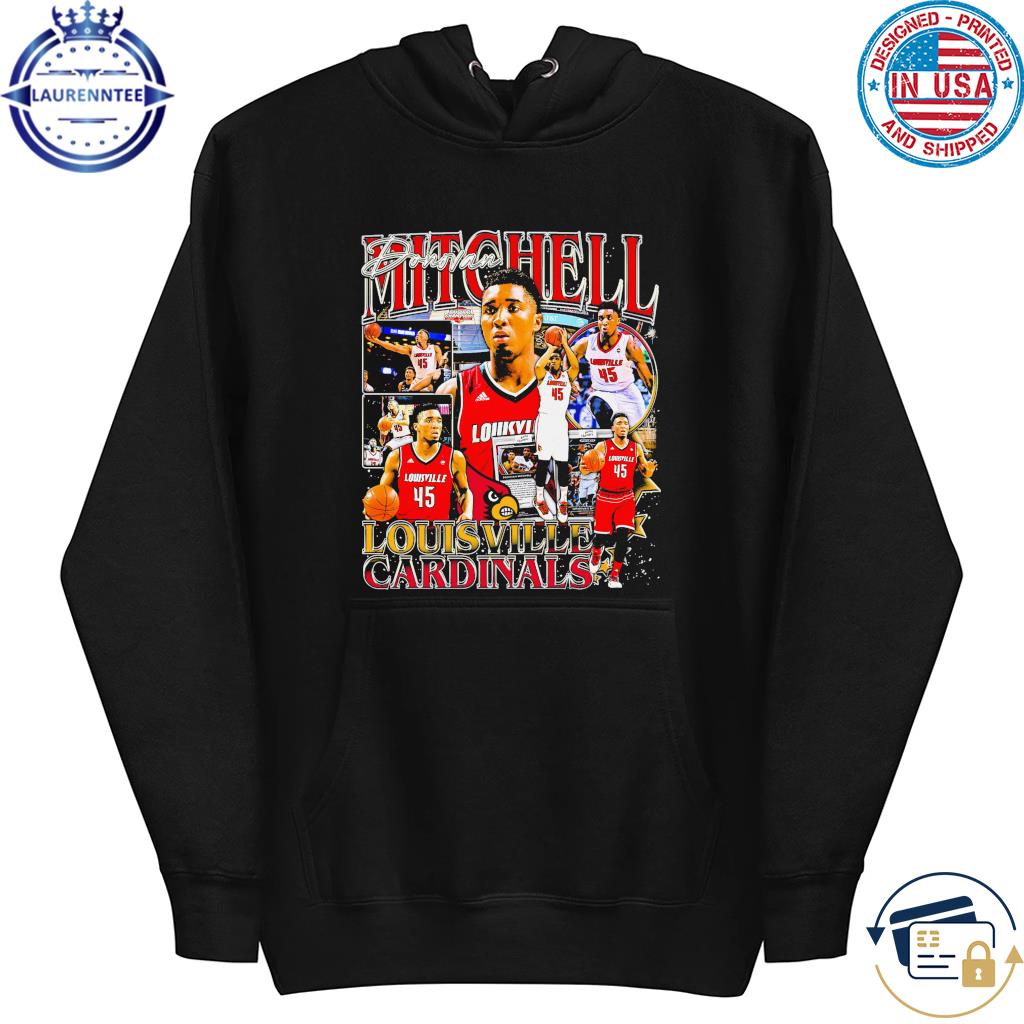 Donovan Mitchell Louisville Cardinals basketball graphic shirt