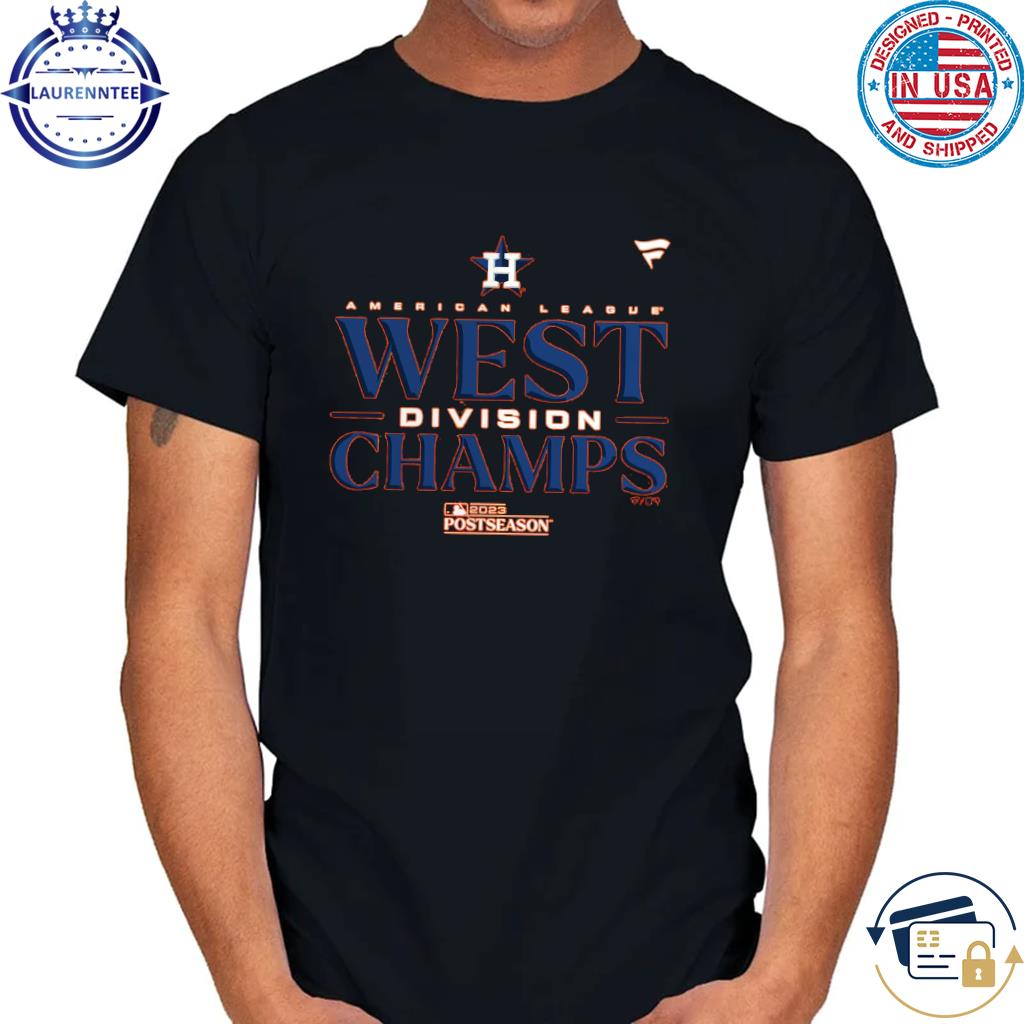 Houston Astros Fanatics Branded 2023 Al West Division Champions Locker Room  Tee Shirt Hoodie Tank-Top Quotes