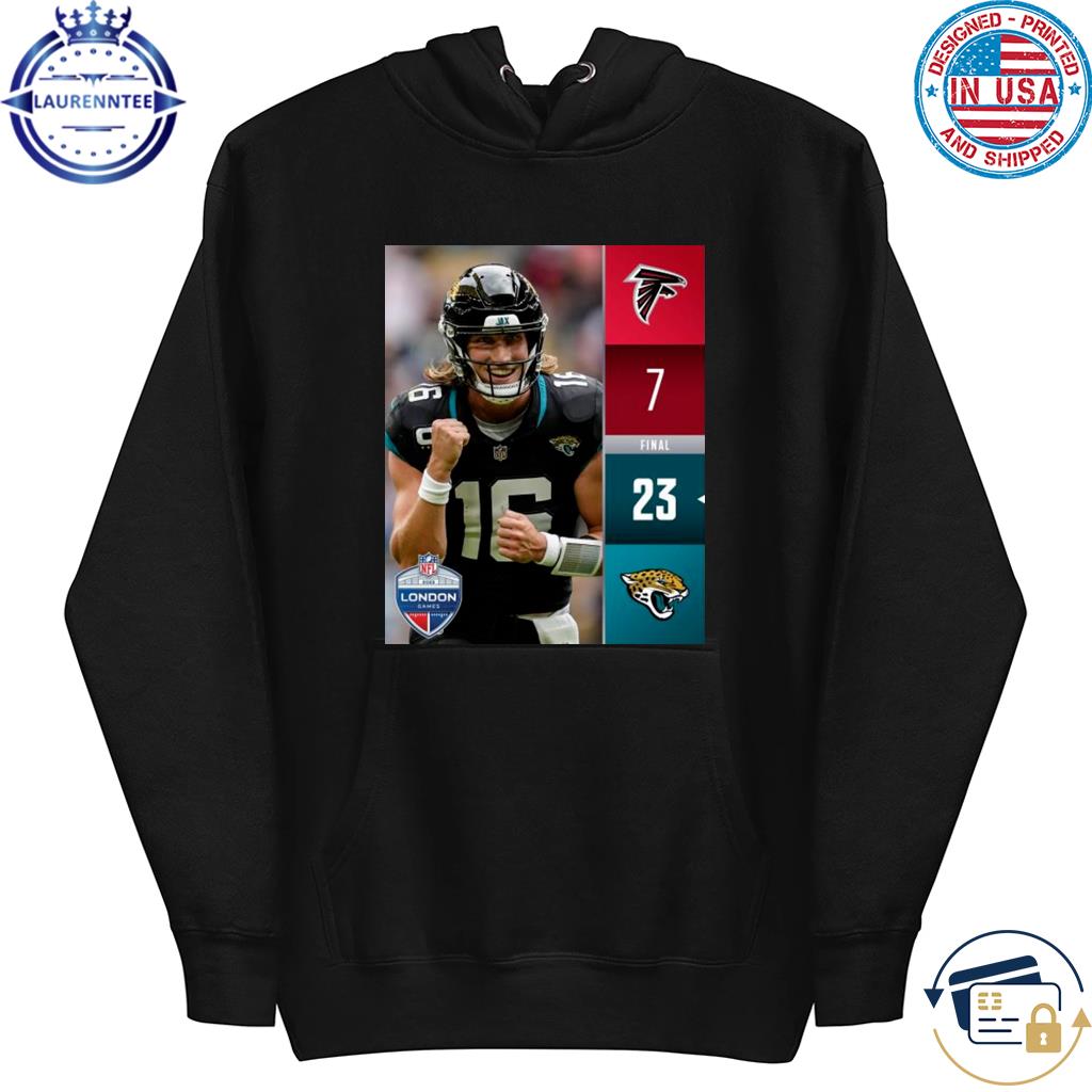 Official jacksonville Jaguars 23 7 Atlanta Falcons 2023 London Game Final  Score Shirt, hoodie, sweater, long sleeve and tank top