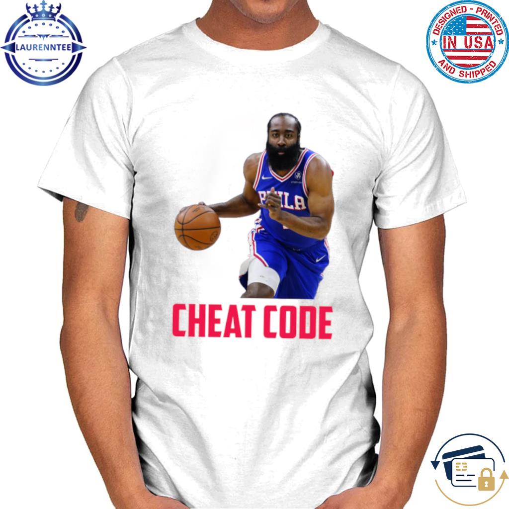 James harden cheat code philadelphia fan shirt