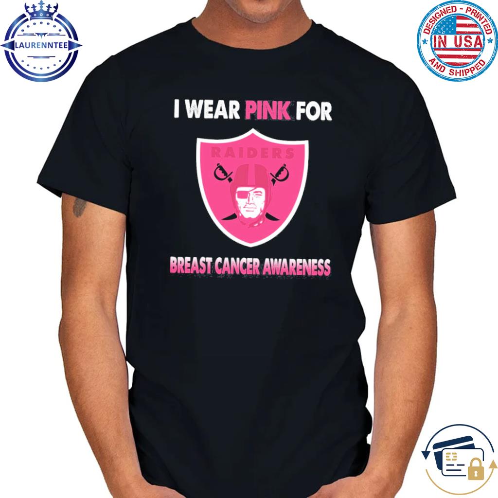 Raiders Breast Cancer Awareness DryFit Tee - Mens