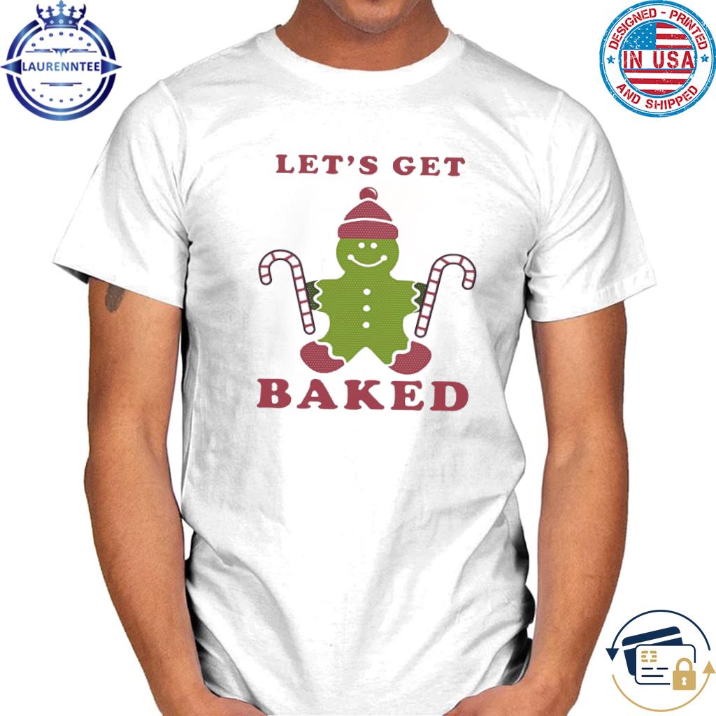 Let's get baked sticker Christmas unisex sweater