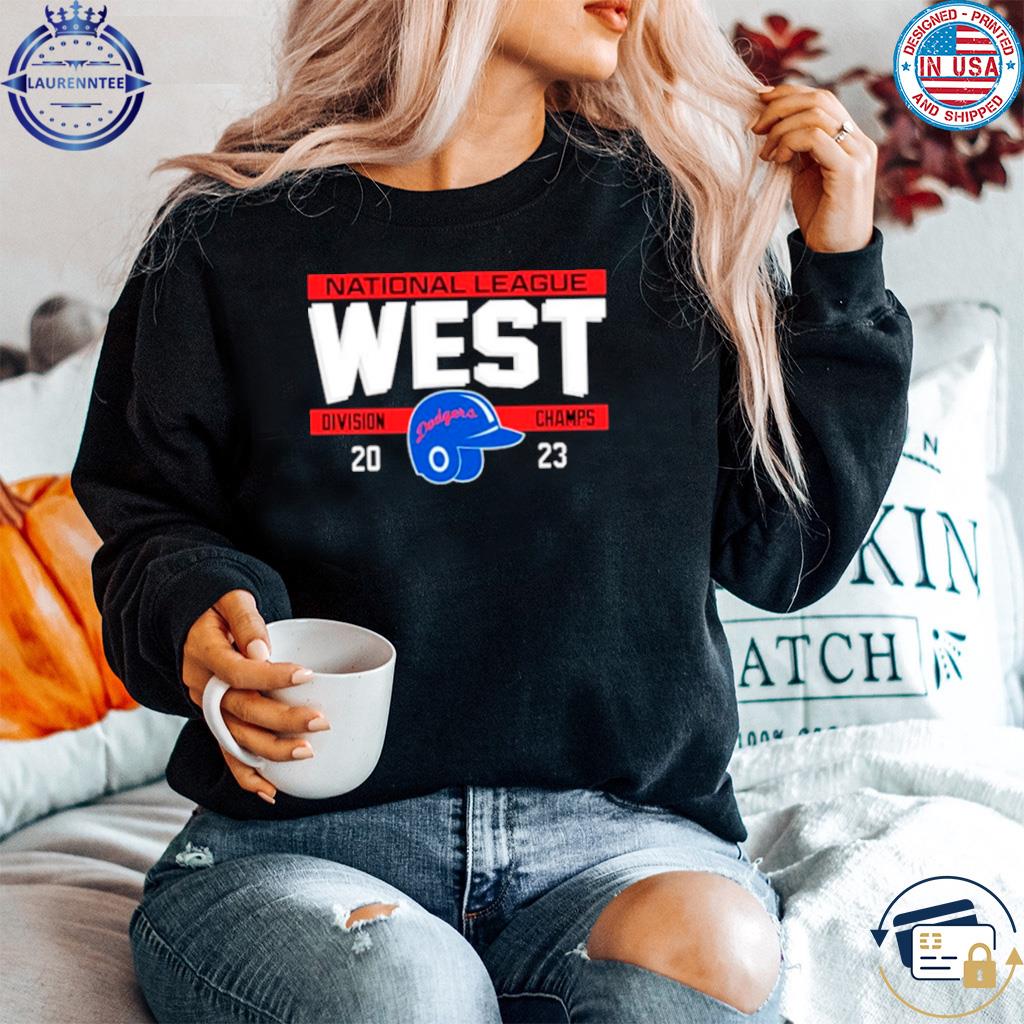 Official Nl west 2023 Division champions los angeles Dodgers T-shirt,  hoodie, tank top, sweater and long sleeve t-shirt
