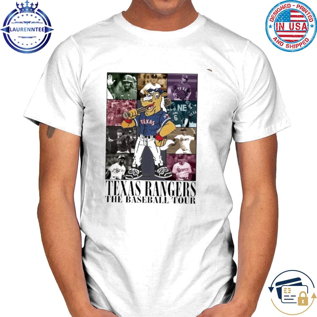 Macos Texas rangers world series the baseball tour shirt