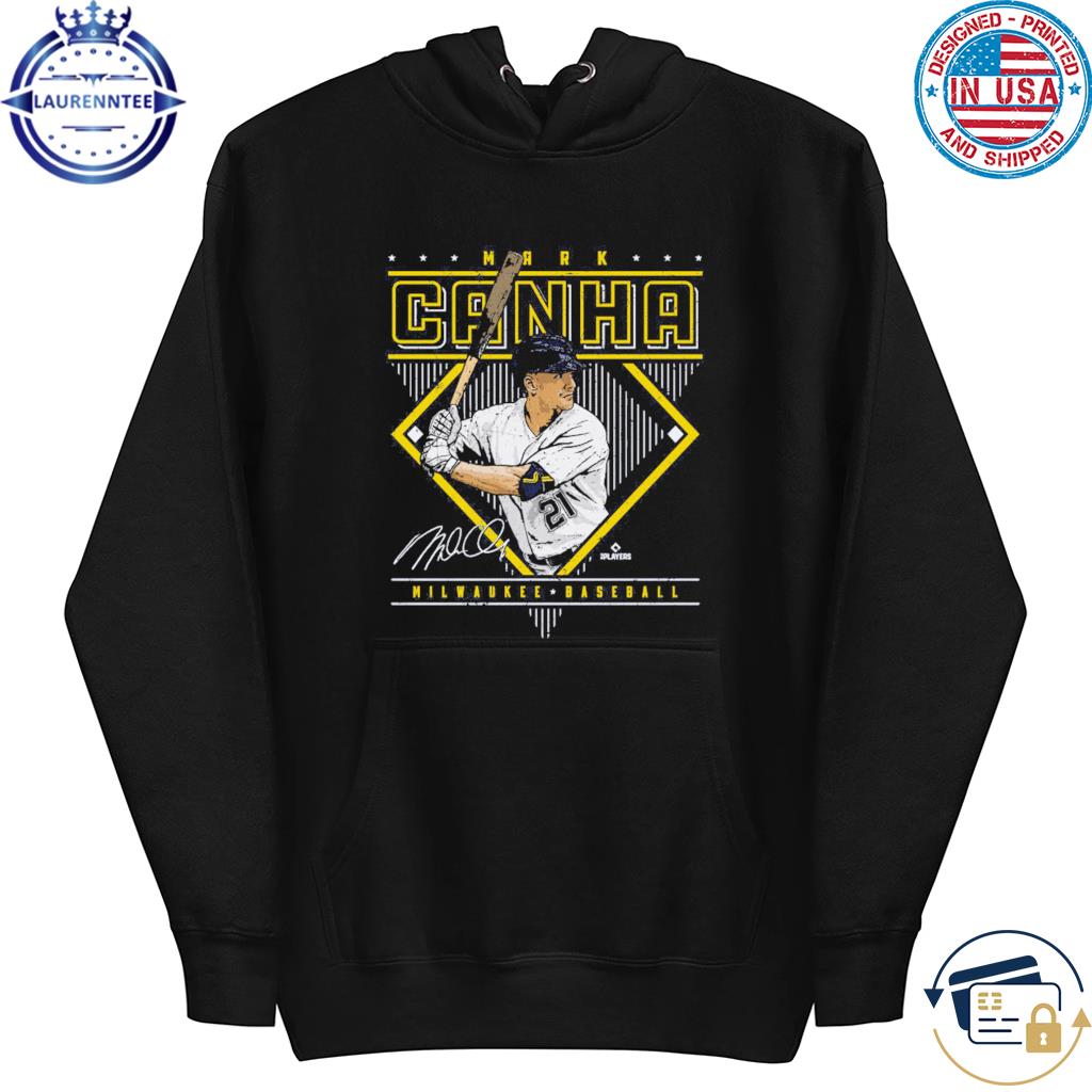 Mark Canha Milwaukee diamond name baseball signature shirt, hoodie, sweater  and long sleeve