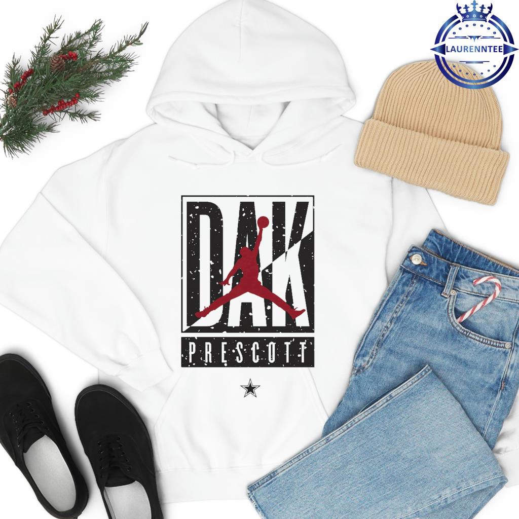 Official men's Jordan brand dak prescott white Dallas Cowboys cut box  graphic shirt, hoodie, sweater, long sleeve and tank top