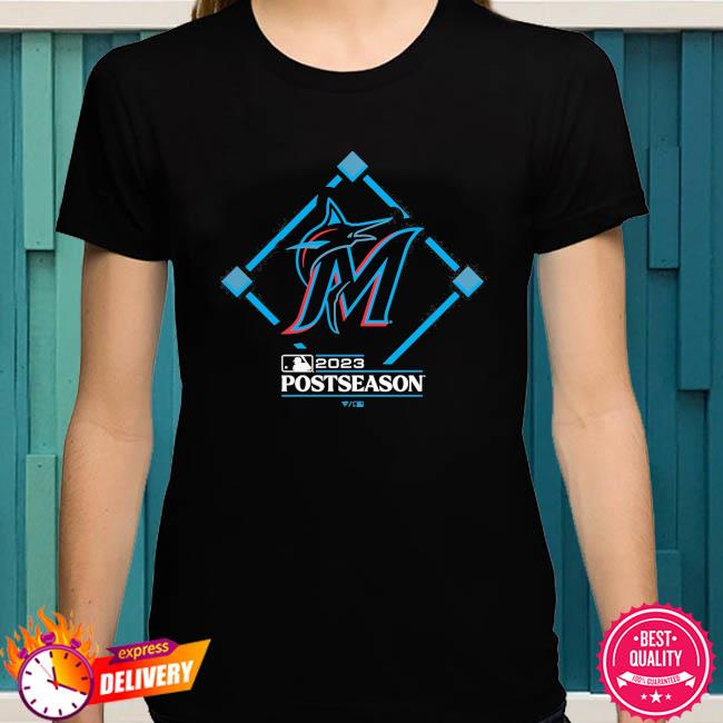 Fanatics Branded Men's Blue Miami Marlins Official Logo T-Shirt - Blue