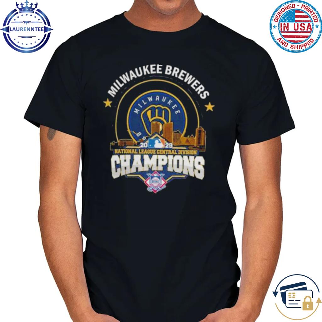 Milwaukee brewers 2023 nl central division champions skyline shirt, hoodie,  sweater, long sleeve and tank top