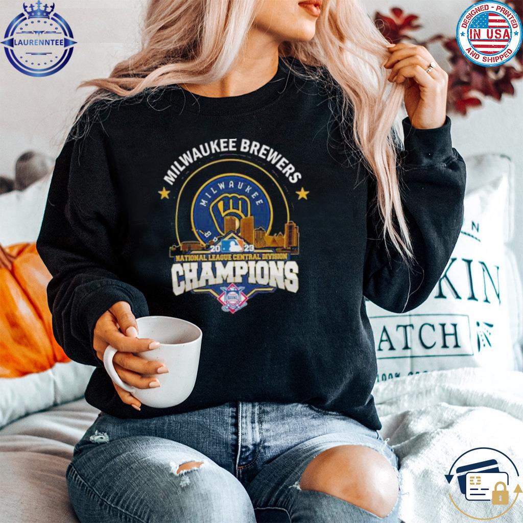 Milwaukee Brewers 2023 Nl Central Division Champions Skyline Shirt