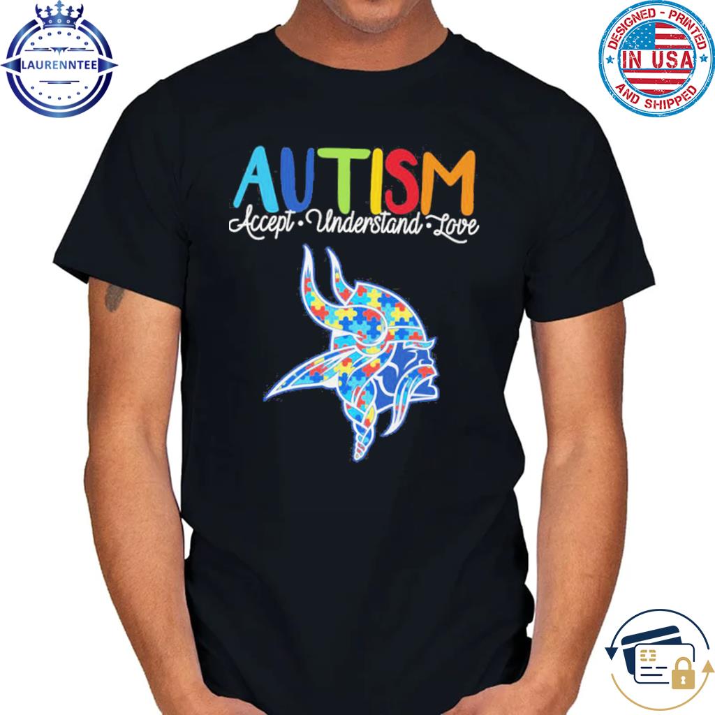 Autism Minnesota Vikings Clothing T-Shirt - TeeNavi