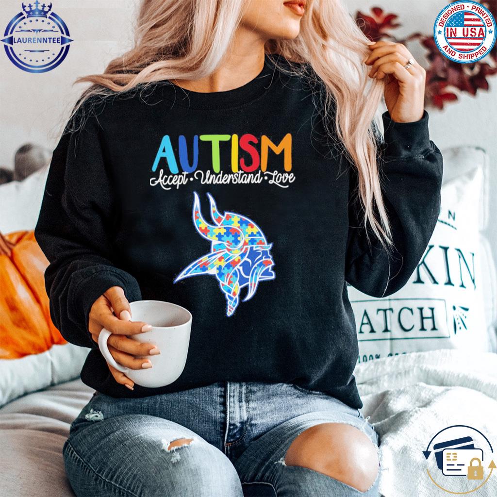 Autism Minnesota Vikings Clothing T-Shirt - TeeNavi