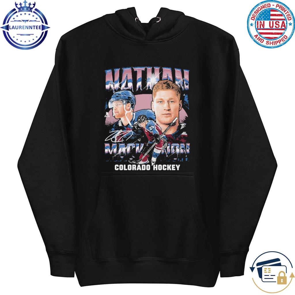 Nathan MacKinnon Colorado Avalanche hockey Hoodie XL