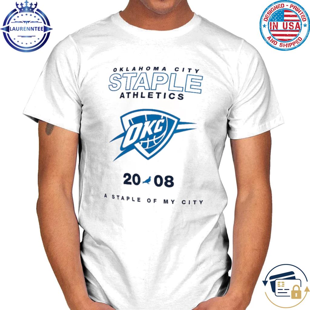 Men's NBA x Staple White Oklahoma City Thunder Home Team T-Shirt Size: Extra Large
