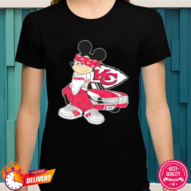 Mickey mouse Kansas City Chiefs posing shirt - Limotees