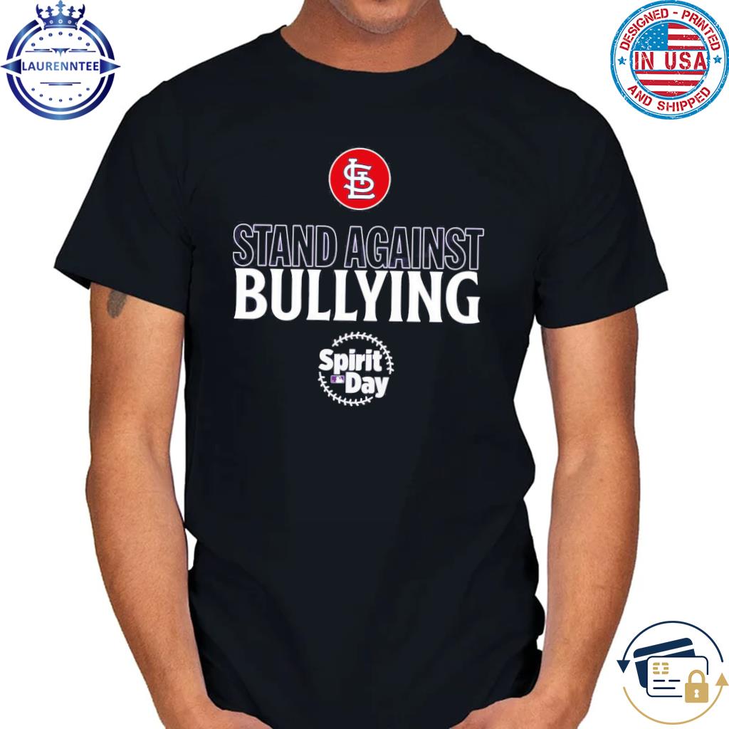 St Louis Cardinals Stand Against Bullying Spirit Day t shirt