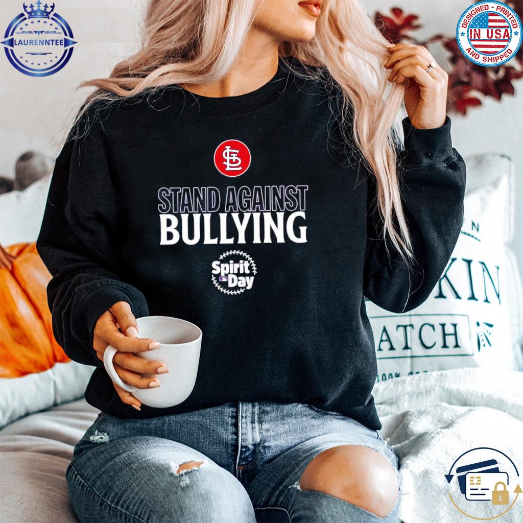 St Louis Cardinals Stand Against Bullying Spirit Day t shirt