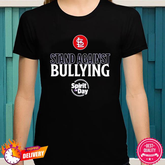 St Louis Cardinals Stand Against Bullying Spirit Day t shirt