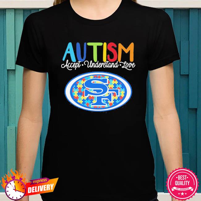 HOT TREND NFL San Francisco 49ers Special Autism Awareness Design