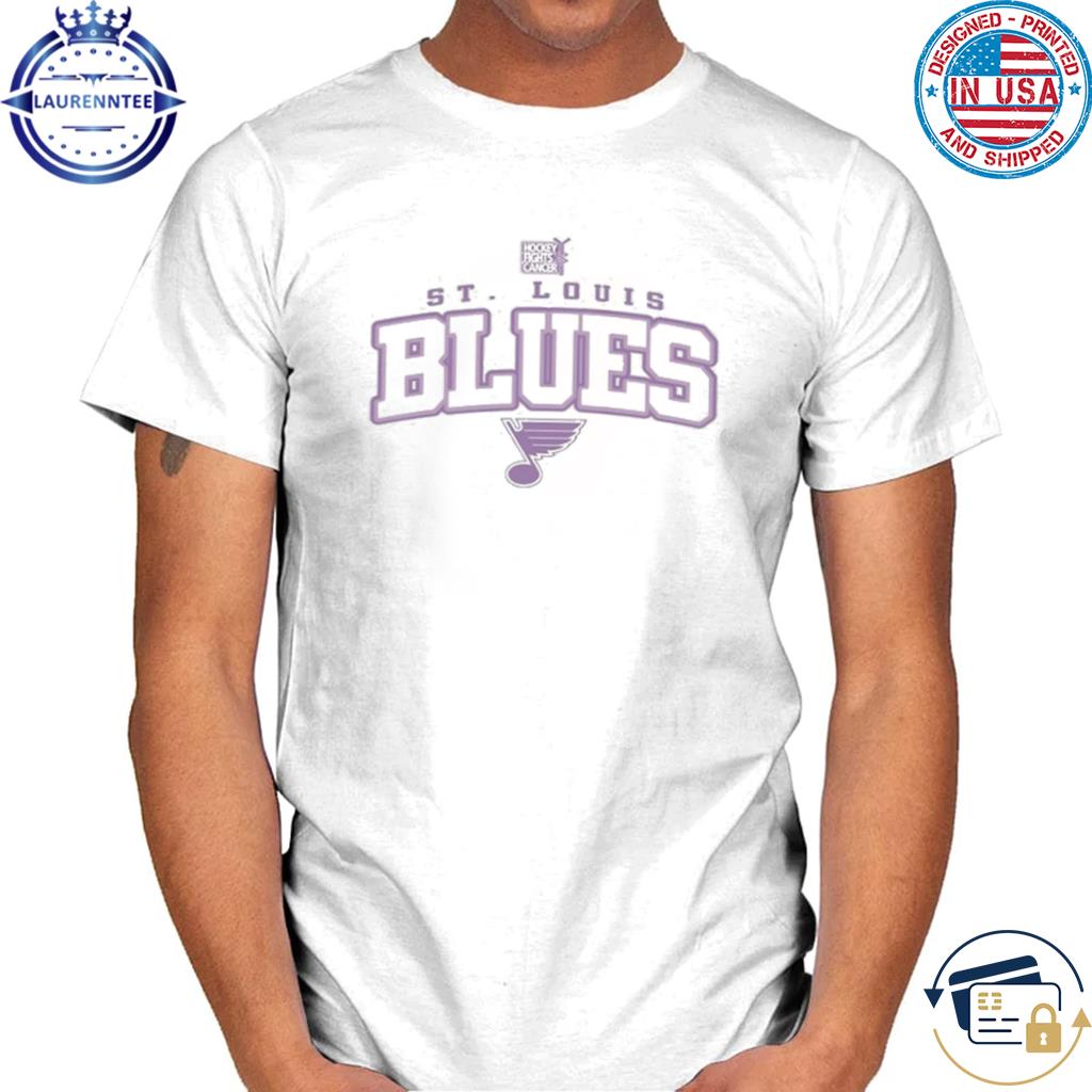 Official St. Louis Blues Levelwear Hockey Fights Cancer Richmond T