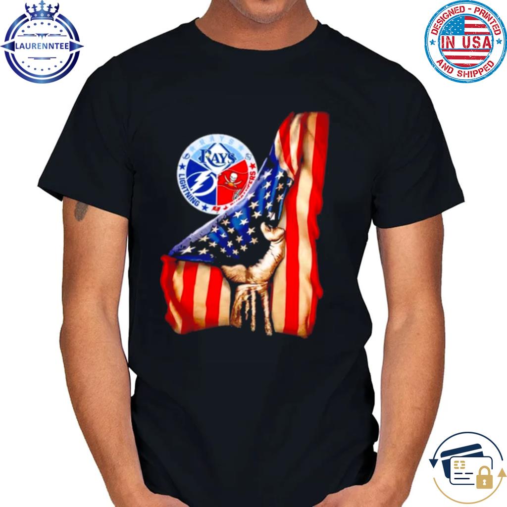 FREE shipping Tampa Bay Rays American Flag shirt, Unisex tee