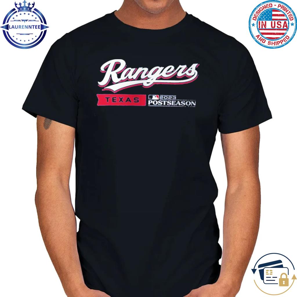 Men'S Texas Rangers Royal 2023 Postseason Authentic Collection Dugout T- Shirts