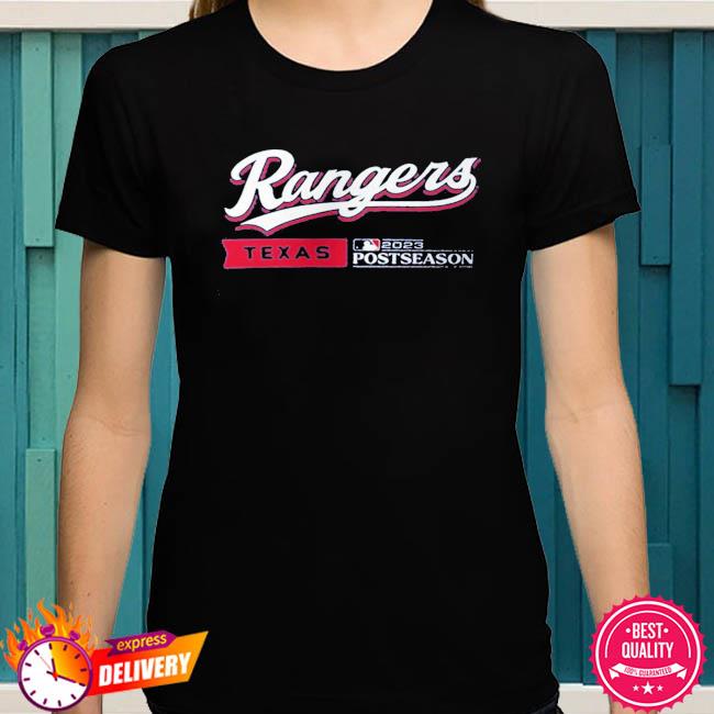 Men'S Texas Rangers Royal 2023 Postseason Authentic Collection Dugout T- Shirts