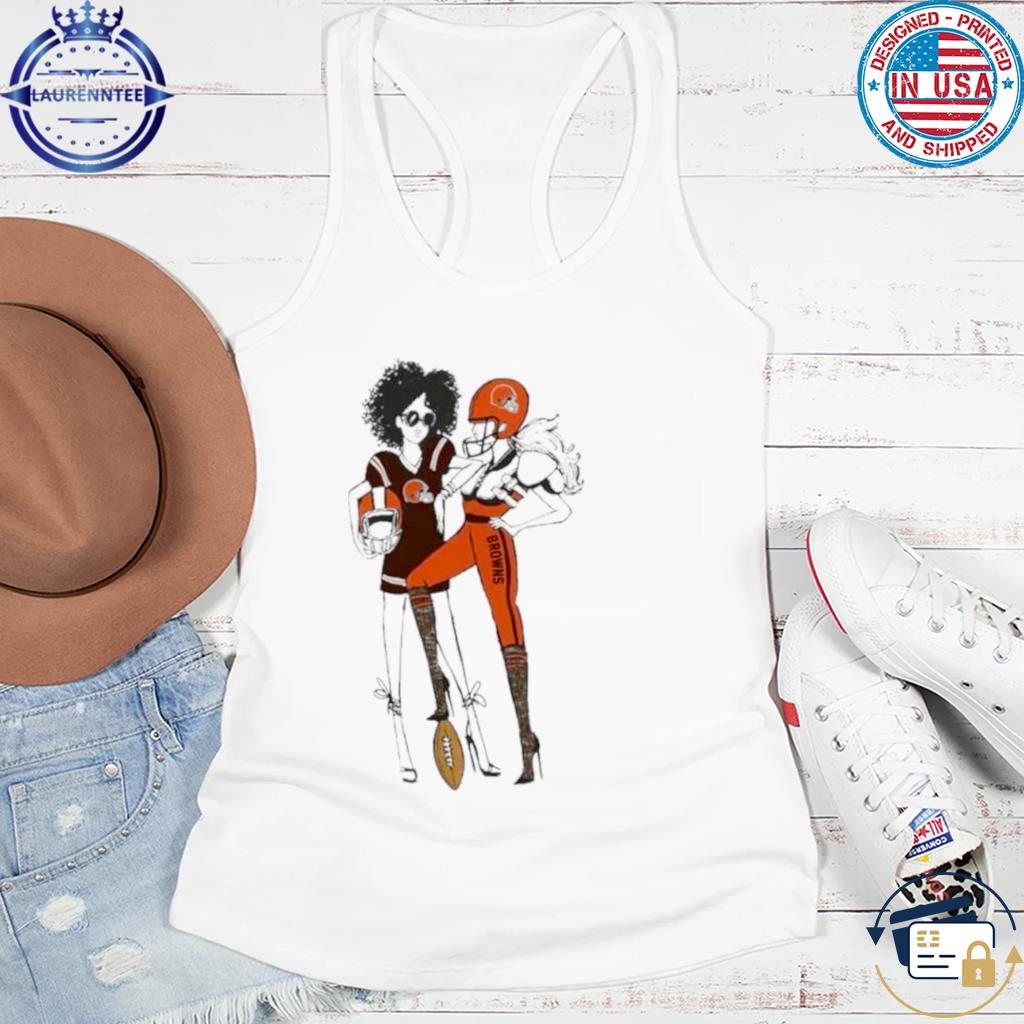 Official g III 4Her By Carl Banks Heather Gray Cleveland Browns Football  Girls Shirt - Limotees