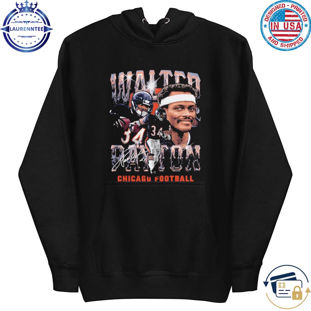 Walter payton 34 signature shirt, hoodie, sweater and long sleeve