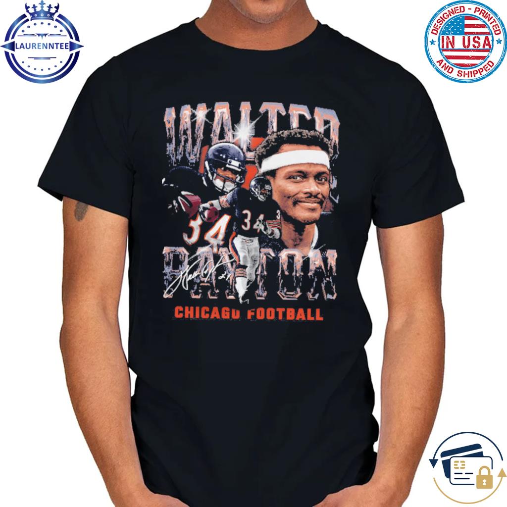 Walter payton 34 signature shirt, hoodie, sweater and long sleeve