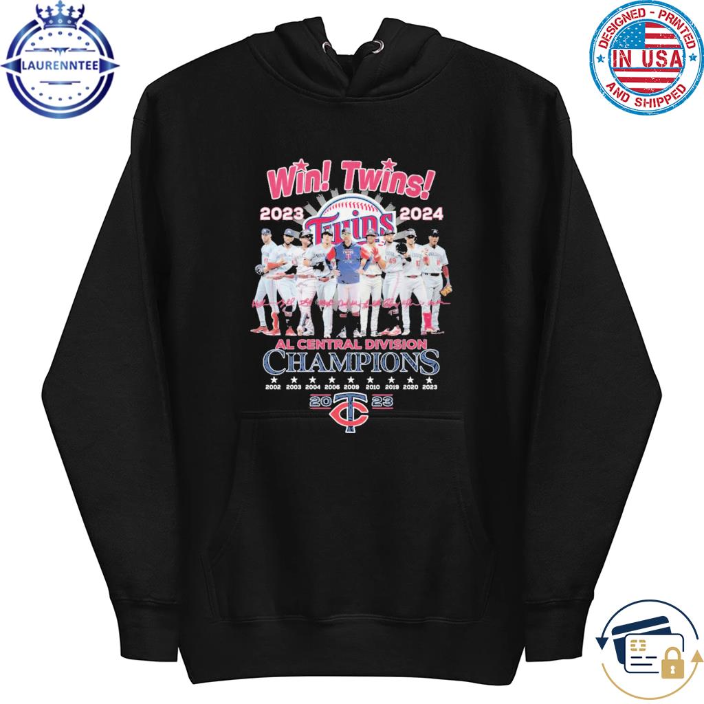 Minnesota 2023 Twins Al Central Division Champions Shirt, hoodie,  longsleeve, sweatshirt, v-neck tee
