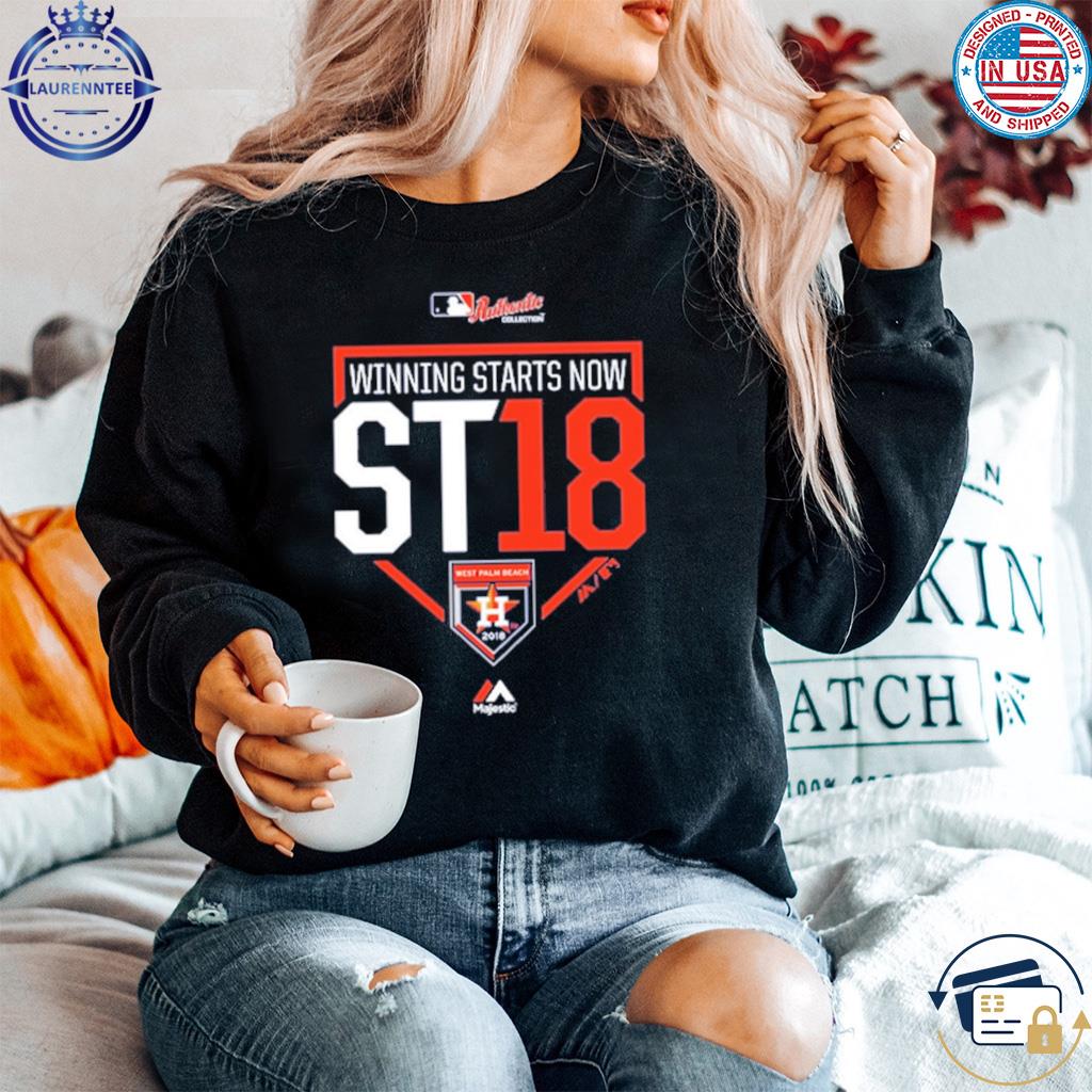Winning starts now st18 Houston Astros Majestic Authentic Spring
