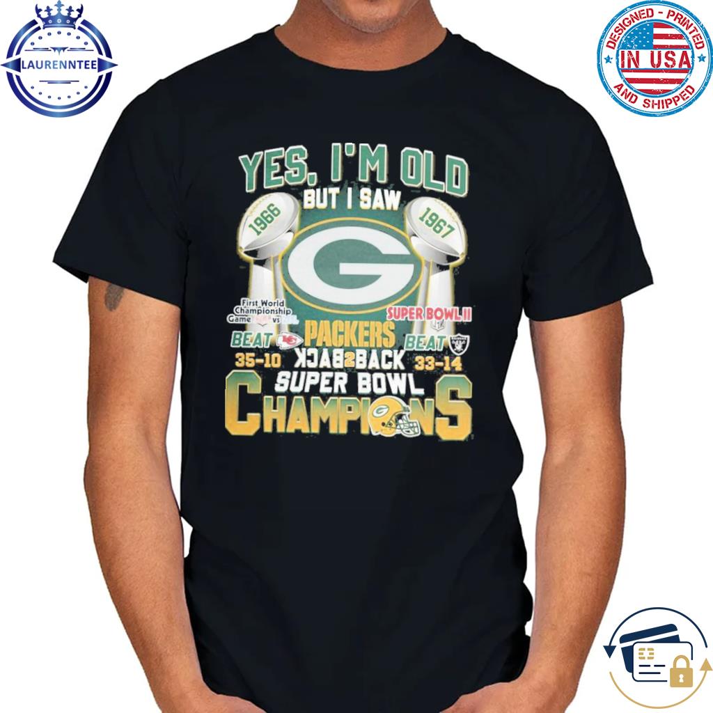 Green Bay Packers back 2 back super bowl champions shirt, hoodie