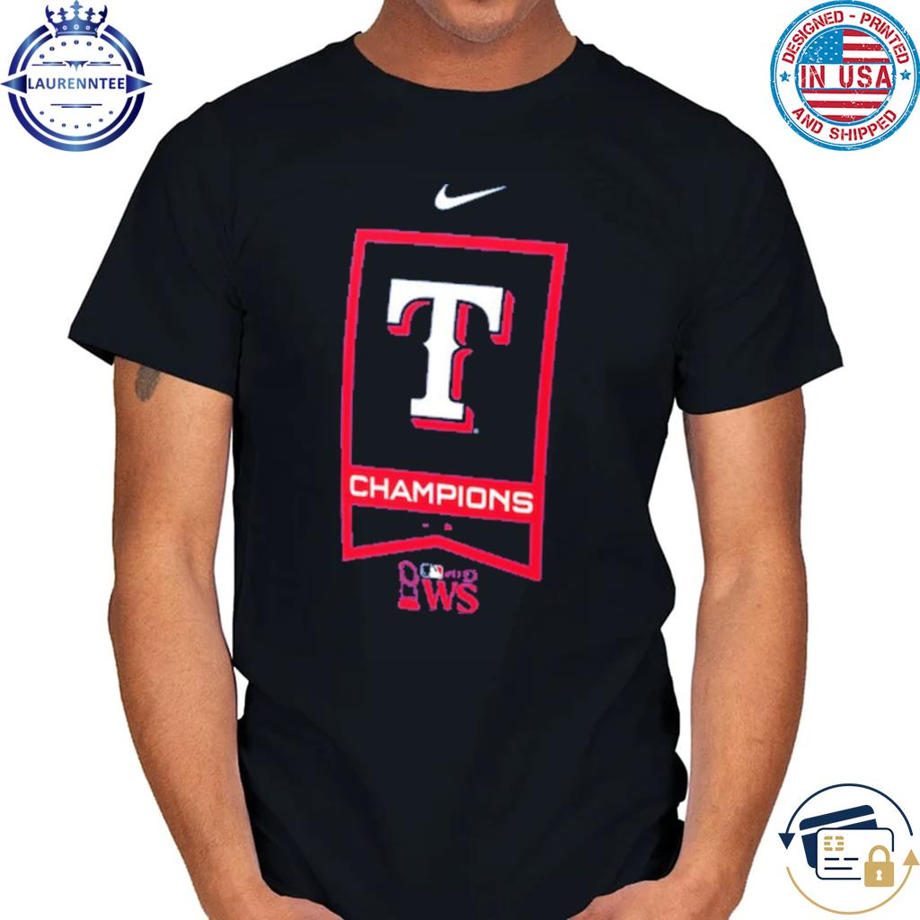 Texas Rangers Nike 2023 World Series Champions Banner T-Shirt, hoodie ...