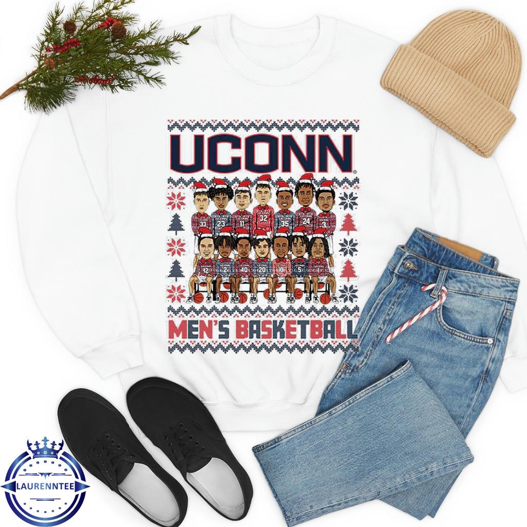 Uconn Ncaa Men s Basketball Holiday Ugly Christmas Sweater