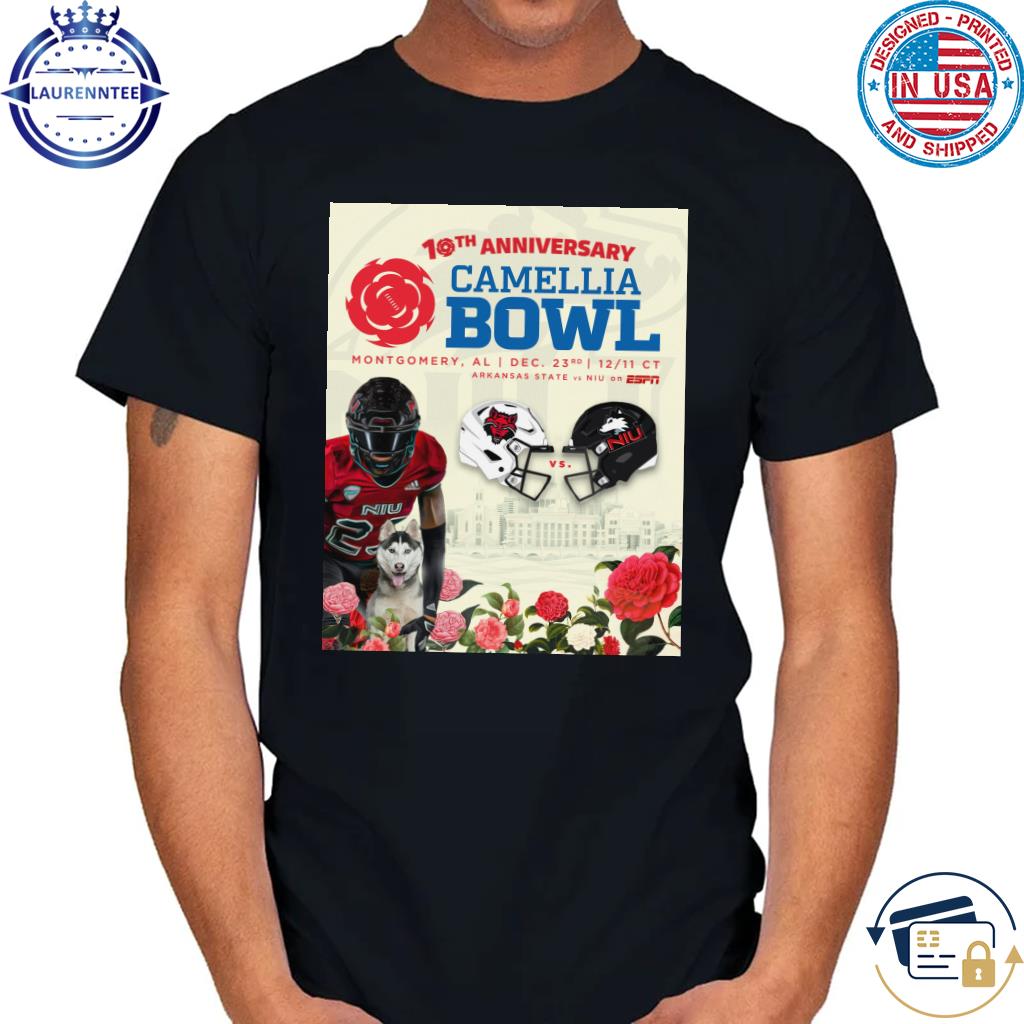 ArKansas state vs northern illinois huskies 10th anniversary camellia bowl dec 23 shirt