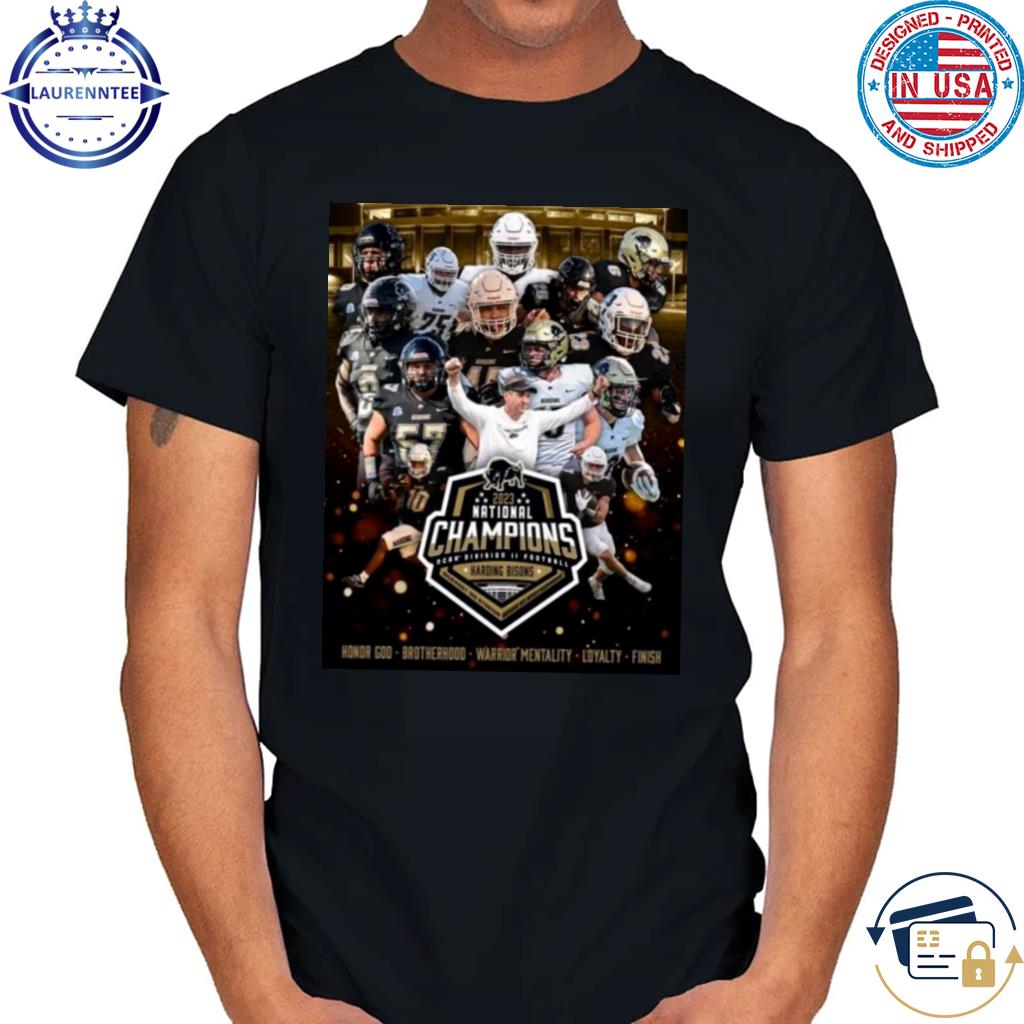 Harding Bison Win The National Champions Ncaa Division Ii Football 2023 T shirt