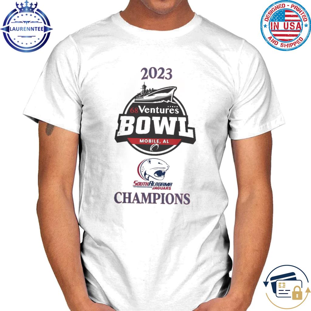 South alabama 2023 68 ventures bowl champions shirts