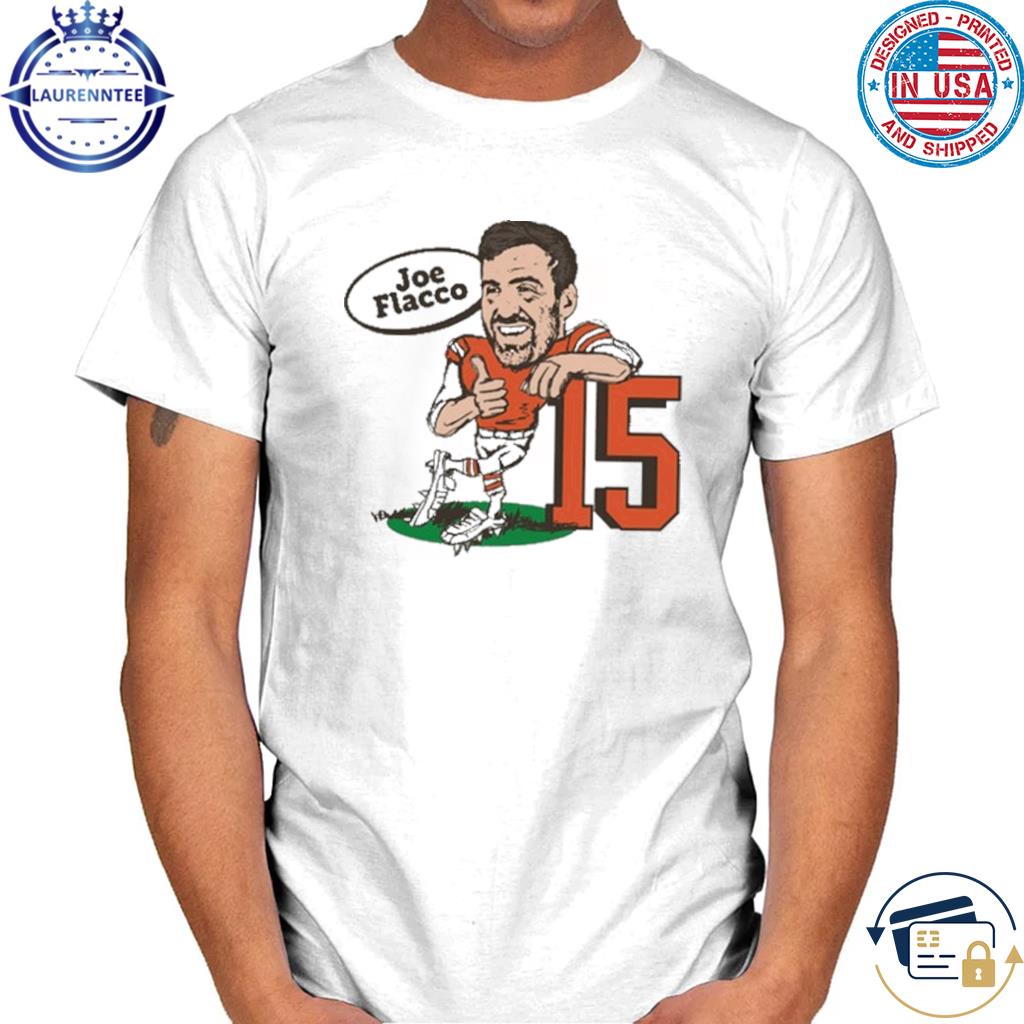 Whereimfrom joe flacco caricature 15 shirt