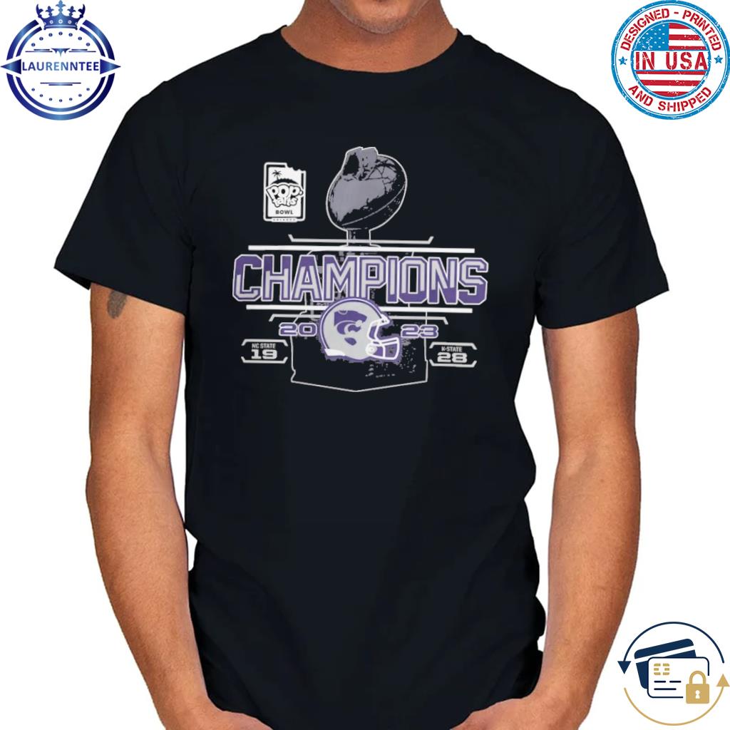 2023 pop-tarts bowl champions score purple sst shirt Kansas state ...