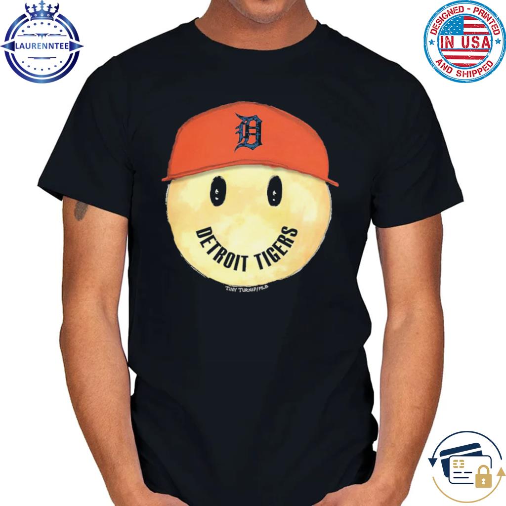 Detroit tigers smiley shirt