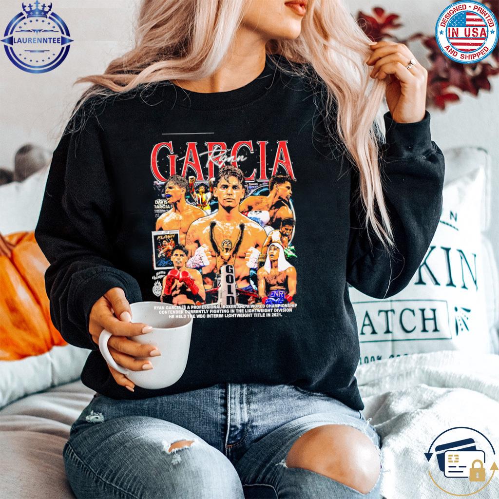 Ryan garcia boxer is a professional boxer and a world championship shirt,  hoodie, sweater, long sleeve and tank top