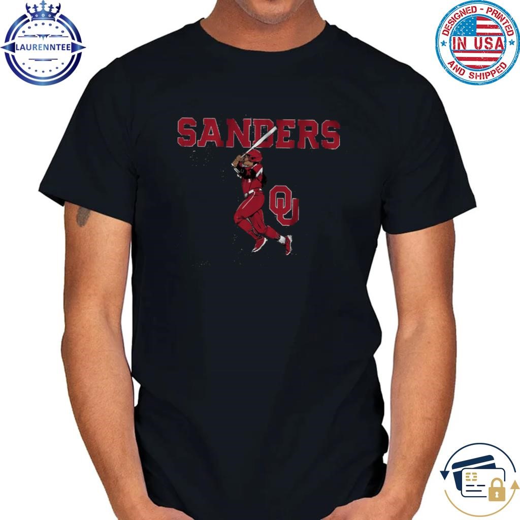 Cydney sanders slugger swing Oklahoma softball shirt
