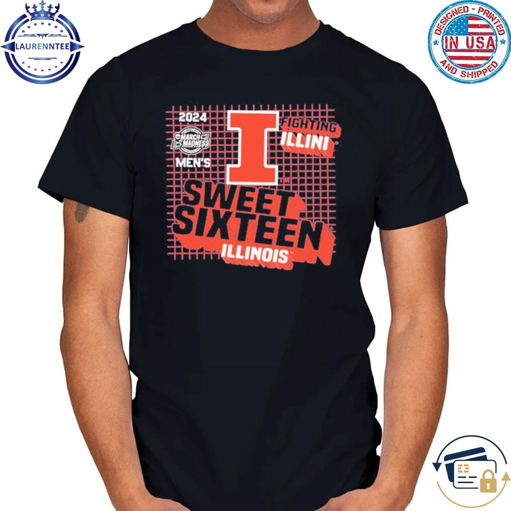 Illinois fighting illini men's basketball sweet sixteen shirt
