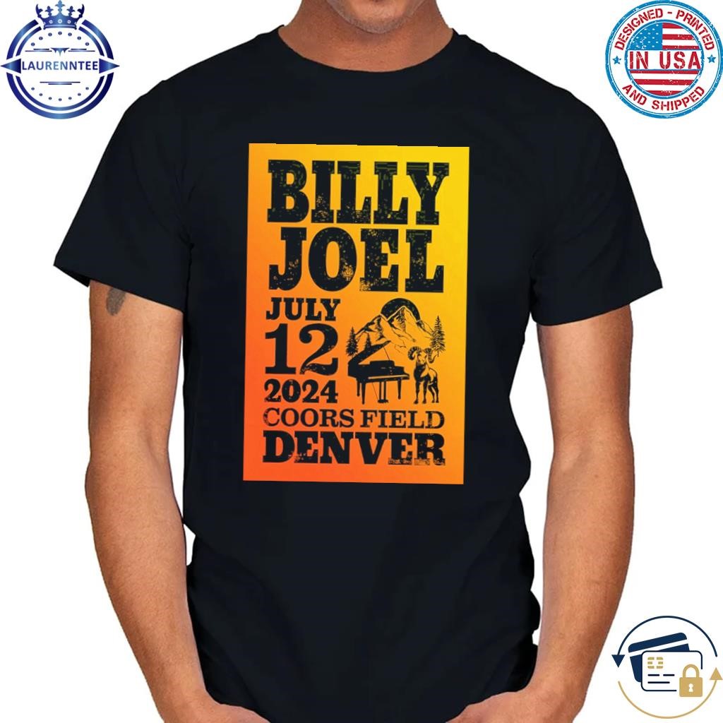 Billy Joel At Coors Field In Denver CO On July 12 2024 shirt