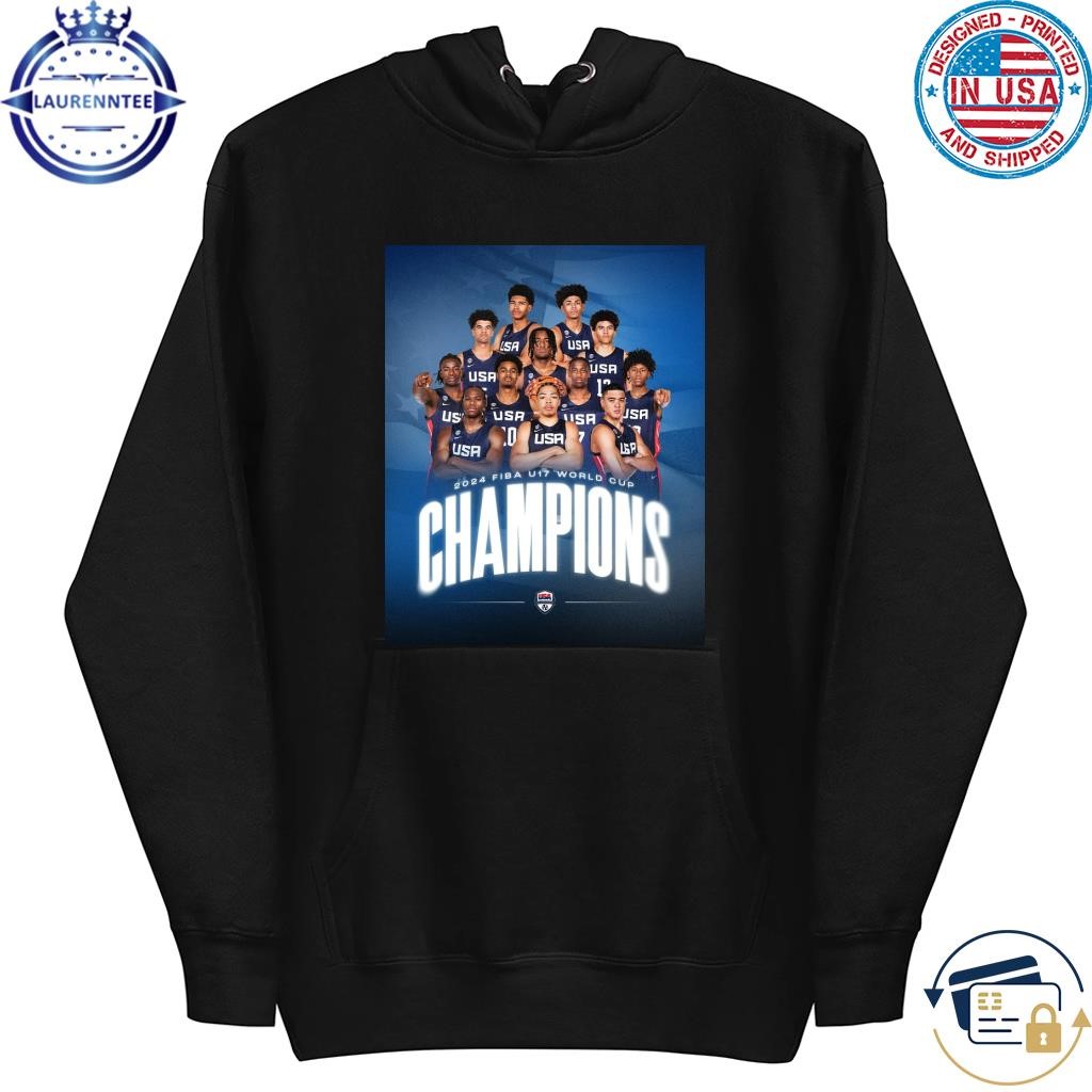 USA basketball Seventh straight fibau17 gold medal for usabmu17 hoodie