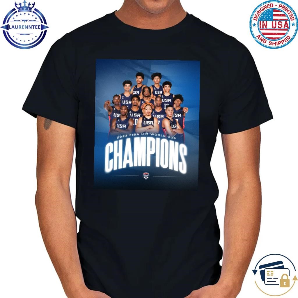 USA basketball Seventh straight fibau17 gold medal for usabmu17 shirt